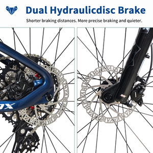 Bicicleta de Montaña con Cuadro de Fibra de Carbono y Suspensión Completa, Cambios Shimano de 12 Velocidades, Neumáticos Gruesos de 29 Pulgadas, para Cross-Country y Todoterreno - Product Image 4