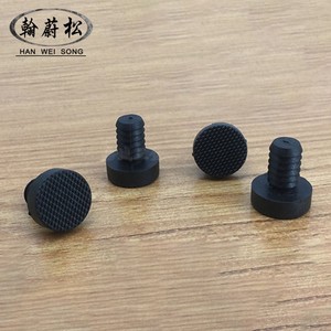 HAN WEI SONG Furniture Soft Feet <b>Plug</b> 8mm Threaded <b>Rubber</b> Anti Slip Chair Foot Pad Indoor Use Durable - Product Image 1