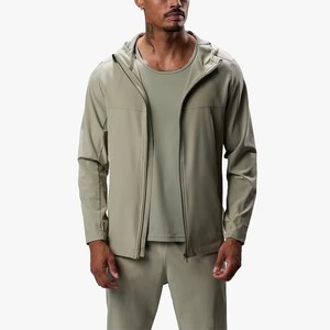 Tuta Sportiva da Uomo Personalizzata con Logo del Marchio, Giacca a Vento in Nylon ad Asciugatura Rapida, Set Due Pezzi Leggero per Palestra e Tempo Libero - Product Image 2