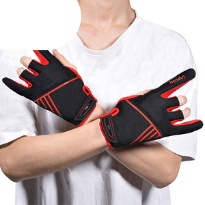 Comodo guanto Anti-Skid Bowling mezzo dito traspirante palla da Bowling guanti professionali morbidi sport guanti adulti - Product Image 4