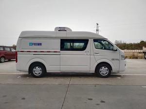 Foton Mini 2 tonnes Double chaise réfrigérée Van Truck nouvel état transmission manuelle <span class=keywords><strong>essence</strong></span> congélateur Cargo Van Truck à vendre - Product Image 3