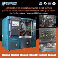 Banco de Pruebas Multifunción para Inyectores y Bombas Common Rail CR818 PLUS/CR818 ULTRA, Puede Probar 6 Inyectores al Mismo Tiempo