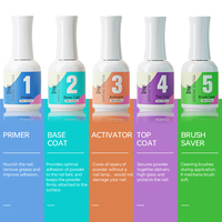 Sistem Cairan Celup IPHF untuk Bubuk Kuku, Aktivator, Top Coat, Base Coat, Set Bubuk Celup, Cairan Celup Rendah Bau