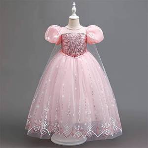 Elegante Vestido de Princesa Elsa de Frozen para Niñas, Disfraz de Cosplay para Halloween, Actuaciones Escénicas y Baile - Product Image 2