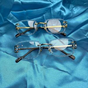 <span class=keywords><strong>Occhiali</strong></span> da <span class=keywords><strong>Sole</strong></span> di Lusso Trendin per Donna, Protezione UV400, <span class=keywords><strong>Occhiali</strong></span> da <span class=keywords><strong>Sole</strong></span> con Logo Senza Montatura e Taglio Diamantato per Uomo - Product Image 4