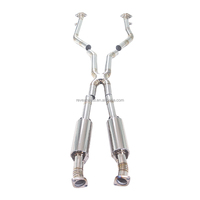 Convient pour Lexus IS500 RCF GSF 5.0L V8 2014-2025, section intermédiaire en alliage de titane avec résonateur, tuyau d'échappement en X, silencieux