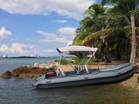 Kayak gonflable en PVC durable de 4,7 m pour 5 personnes, design populaire, certifié CE, bateau de sport avec plancher en aluminium