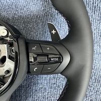 Volant en cuir noir intégral avec boutons pour BMW F01 F06 F10 F11 F20 F21 F22 F30 F31 F32 F34 F36 F80 F82 E70 E81 E90