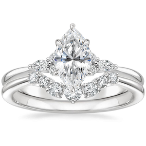 Elegante Juego de Anillos de Compromiso de Plata de Ley 925 con Diamante Moissanita, Brillo Premium, Joyería de Lujo, Regalo Unisex Starspire - Product Image 2