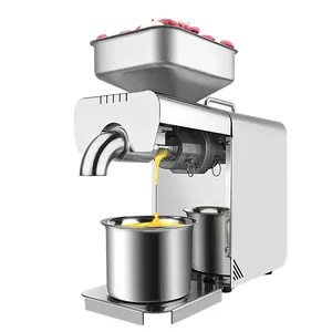 Intelligent Temperature Control Oil Press Machine Household Stainless Steel Oil Making Machine