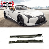 Jupes latérales aérodynamiques en fibre de carbone sèche style T, séparateurs de panneaux latéraux, kit carrosserie performance pour Lexus LC500 LC500h Coupé