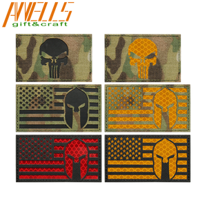 Custom Airsoft Security Force IR IFF a infrarossi Patch nazionali tessuto Call tap naps naps napes taglio Laser forma di fiore - Product Image 1
