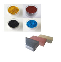 Poudre de béton synthétique, oxyde de fer noir, pour briques