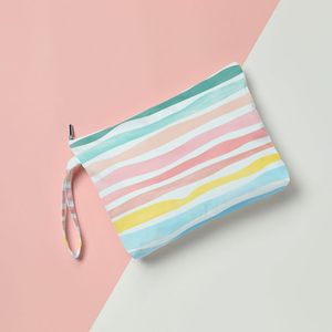 Borsa da Viaggio per Cosmetici, Impermeabile, con Motivi di Conchiglie e Stelle Marine, per Articoli da Toeletta e Trucchi, per Donne e Ragazze - Product Image 4