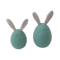 Ostern glasierte Moos Kaninchen dekorative Garten Ornament und Home Geschenk künstliche Hase dekorative Garten Dekorationen