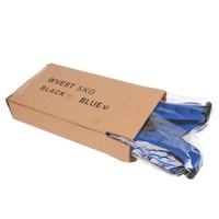 Gilet lesté en PVC pour la remise en forme, avec billes d'acier invisibles, en tissu de plongée, pour la course à pied, excellent confort