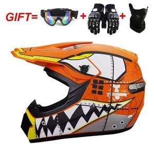 Casque intégral tout-terrain ABS transfrontalier, cool, pour moto, VTT, quad, adulte, unisexe, toutes saisons, motif personnalisable - Product Image 2