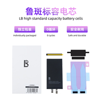 Batería Luban de Capacidad Estándar 0 Ciclos para Reparación de SE 2/3 X/XS/XSM/11/12/13/14/15 Pro Max, Hecho en China