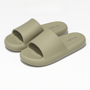 Fashionable Anti Slip Anti Odor Open Toe Knit Upper Cork/PVC Lightweight Cushioned Eco-Friendly Indoor Flip Flops All Seasons - Product Image 4