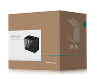 Boîtier de jeu Deepcool CH160 NOIR&BLANC, compatible avec les cartes mères Mini-ITX, boîtier de PC de jeu, châssis de PC