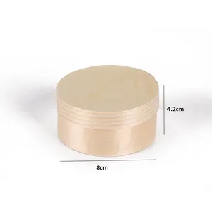 Wholesale Cheap Poplar Wood Round Box Veneer Wood Cheese Box Disposable Wooden Cake Boxes