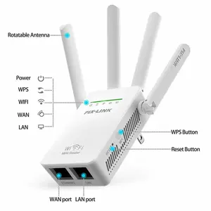 Los más bienvenidos PIX-LINK Antena repetidora Wifi de bolsillo de 3km Repetidor Wifi omnidireccional Wifi Repetidor