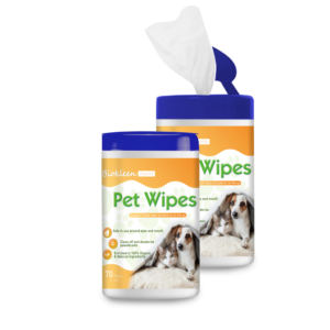 Biokleen-toallitas biodegradables de bambú para limpieza de perros, toallitas húmedas y desodorizantes para mascotas, 100%, 70 unidades - Product Image 2