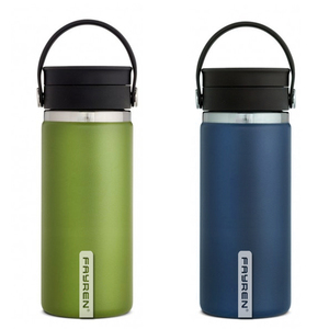 Gourde isotherme à double paroi en acier inoxydable, contenant isolé, pour conserver de l'eau chaude ou froide, pour le sport, n - Product Image 6