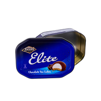 Emballage magnifique sur mesure pour chocolats, biscuits et bonbons, boîte en étain octogonale