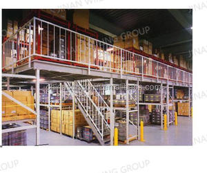 Giá tốt gác mái Pallet kệ với tầng lửng cầu thang thang nền tảng & kệ để lưu trữ hiệu quả - Product Image 2