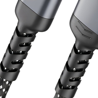 Câble de données universel compatible en nylon tressé avec interface Type-C
