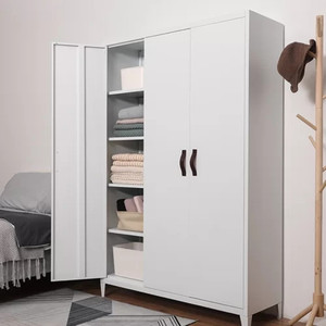 Armoire métallique moderne et simple à 3 portes pour vêtements, placard, garde-robe, armario - Product Image 3