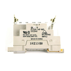 Plc 2PC P7SA-14F-ND DC24 Enchufes de relé 6P DIN P7SA14FND Envío gratis - Product Image 1