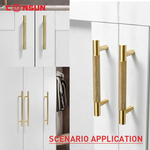 Wholesale Aluminum Alloy Handles Textured Knurled Wardrobe Kitchen <strong>Cabinet</strong> Drawer Pulls <strong>Knobs</strong> CSK141-L - Product Image 4