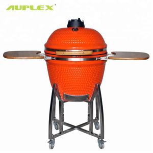 23 بوصة سيراميك حديث شواء كامادو شواء مدخن للتجمعات الكبيرة في الهواء الطلق ومجموعة شواء مع الفحم - Product Image 1