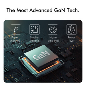 Vente en gros 65W personnalisé OEM ODM 1 type-c téléphone ordinateur portable tablette pour <span class=keywords><strong>MacBook</strong></span> <span class=keywords><strong>Pro</strong></span> GaN charge rapide <span class=keywords><strong>chargeur</strong></span> <span class=keywords><strong>de</strong></span> <span class=keywords><strong>batterie</strong></span> adaptateur d'alimentation - Product Image 5
