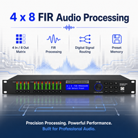 Procesador de Audio Digital Profesional TC408 DSP, Sistema de Equipo de Sonido Profesional para Escenarios