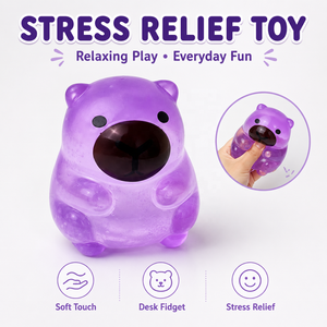 Juguete Antiestrés de Capibara, Material TPR, Juguete Divertido para Aliviar el Estrés de los Estudiantes, Unisex, 14 Años o Más, <span class=keywords><strong>Ejercicio</strong></span> para los Dedos - Product Image 5