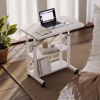 Bureau d'étude mobile 60X40CM pour bureau d'ordinateur de levage de chevet de dortoir pour une utilisation pratique