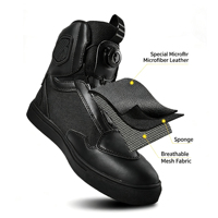 Chaussures de moto professionnelles imperméables |   Boucle pivotante automatique |   Protection certifiée CE |   Solution DDP B2B tout-en-un