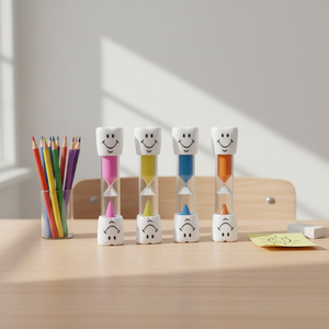 Minuteur de brossage des <span class=keywords><strong>dents</strong></span> <span class=keywords><strong>pour</strong></span> enfants en forme de dent mignonne |   <span class=keywords><strong>Sablier</strong></span> en plastique coloré <span class=keywords><strong>pour</strong></span> enfants, idéal <span class=keywords><strong>pour</strong></span> <span class=keywords><strong>les</strong></span> soins dentaires, durée 1/2/3/5 minutes, cadeau - Product Image 5