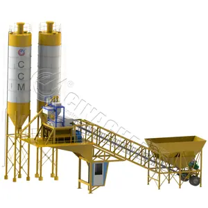 Ultra cost effective YHZS35 portable concrete batch plant mini concrete batch plant batch plant and concrete mixer For sale