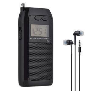 Multifunctional Factory Mini Pocket LCD Display FM MW Full Band Radio TF Card <b>MP3</b> <b>Player</b> Rechargeable Portable Radio Broadcast - Product Image 2