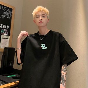 New Summer Men's Social Short-Sleeved <strong>T-Shirt</strong> 100% Cotton Fashionable Printed Design National Style for <strong>Boys</strong> - Product Image 5