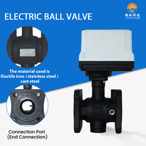 Válvula de bola con brida tipo V para HVAC, con comunicación inteligente M-Bus Modbus 4G, parámetro automático, estándar OEM y monitoreo remoto. - Product Image 3