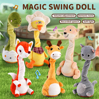 Jouet de canard parlant et dansant pour tout-petits, peluche multifonctionnelle, poupée en peluche, jouet musical électrique dansant