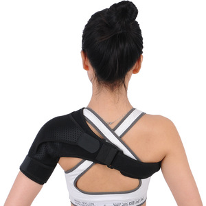 Soporte de Hombro Ajustable KS, Correa Ancha Transpirable para Alivio del Dolor de Espalda, Protección Deportiva Unisex - Product Image 2