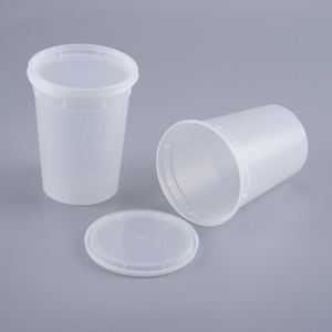 High Quality Disposable 16Oz 32Oz Plastic Pp Injection Moulded Meal Prep Bowls & <b>Soup</b> <b>Cups</b> for Parties Hot Sales Manufacturers - Product Image 3