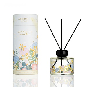 Minimalismo moderno 200ml Difusor de aromaterapia de ratán para el hogar y el hotel No Fire Indoor Aceite esencial Aroma Patrón líquido - Product Image 1