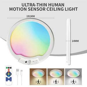 <span class=keywords><strong>Plafonnier</strong></span> <span class=keywords><strong>LED</strong></span> encastré IP65 au design moderne avec capteur de charge pour cuisines, couloirs, escaliers, entrepôts et entrées de maison - Product Image 6
